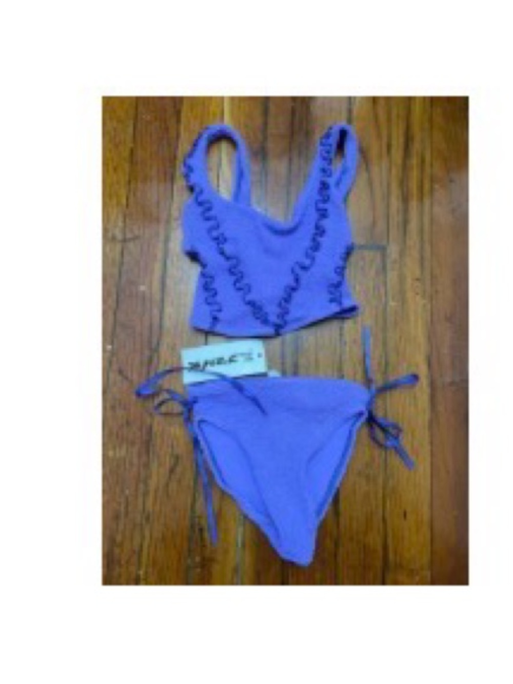 NWT Hunza G kids bikini size XL